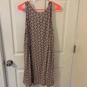 Loft sleeveless swing dress